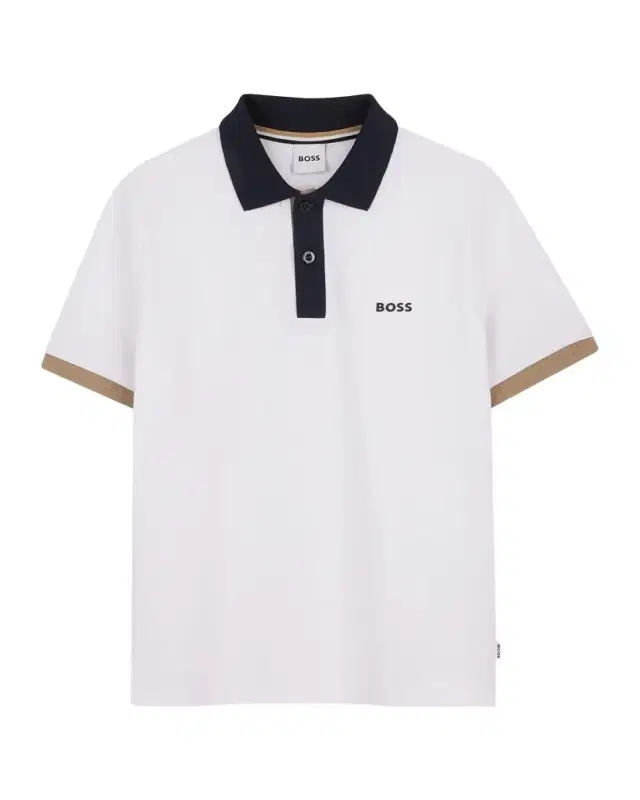 Boy 's Stretch Cotton Short-Sleeve Polo Shirt, Size 4-6