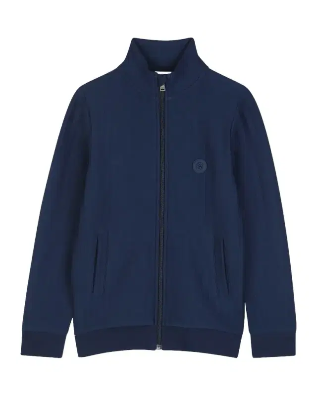 BOSS Boy 's Ribbed Cotton Full-Zip Cardigan, Size 4-6