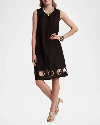 Frances Valentine Lilly Sleeveless Cutout Shift Dress | Thumbnail 2