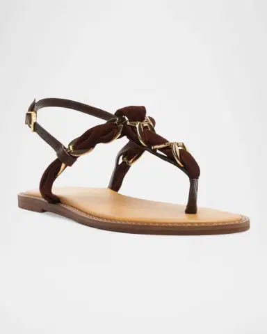 Schutz Camellia Braided Mixed Leather Thong Sandals | Thumbnail 2 Schutz Camellia Braided Mixed Leather Thong Sandals | Thumbnail 2