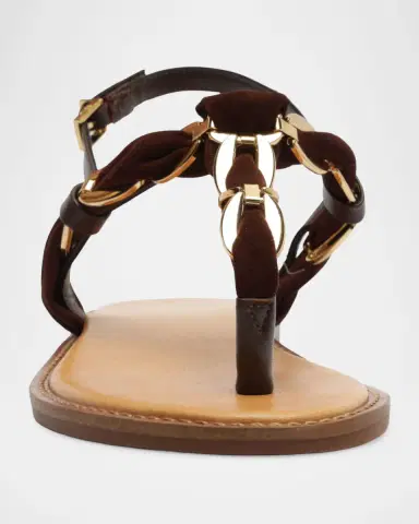 Schutz Camellia Braided Mixed Leather Thong Sandals | Thumbnail 3 Schutz Camellia Braided Mixed Leather Thong Sandals | Thumbnail 3