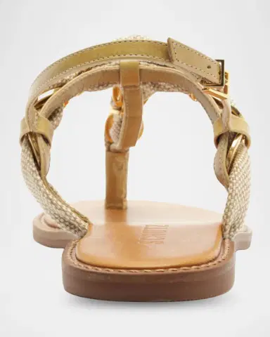 Schutz Camellia 20MM Braided Flat Sandals | Thumbnail 5 Schutz Camellia 20MM Braided Flat Sandals | Thumbnail 5