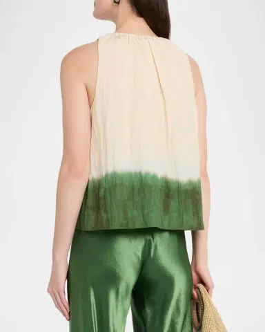 Vince Dip Dye A-Line Swing Top | Thumbnail 3 Vince Dip Dye A-Line Swing Top | Thumbnail 3