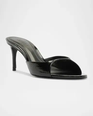 Schutz 75mm Arlette Patent Leather Mules | Thumbnail 2 Schutz 75mm Arlette Patent Leather Mules | Thumbnail 2