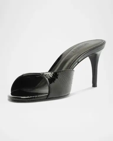 Schutz 75mm Arlette Patent Leather Mules | Thumbnail 4 Schutz 75mm Arlette Patent Leather Mules | Thumbnail 4