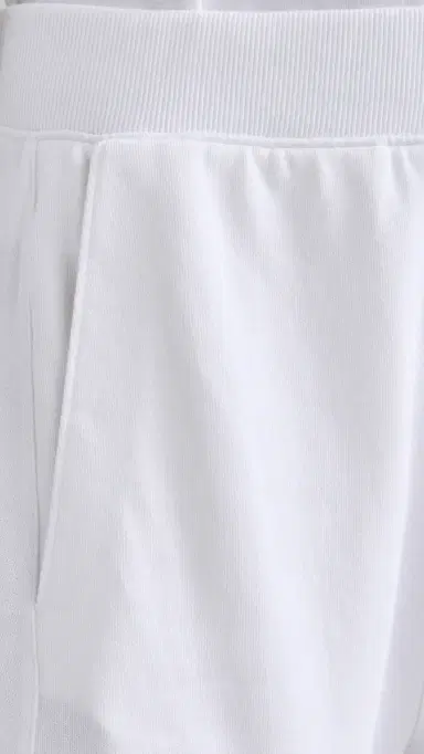 Tibi Petite Summer Sweatshirting Winslow Pants White L | Thumbnail 6