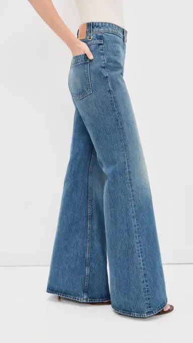 Ulla Johnson Odelia Jeans Danube | Thumbnail 4 Ulla Johnson Odelia Jeans Danube | Thumbnail 4