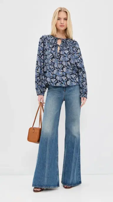 Ulla Johnson Odelia Jeans Danube | Thumbnail 5 Ulla Johnson Odelia Jeans Danube | Thumbnail 5