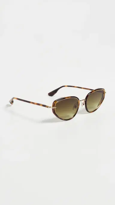 Krewe Leah Sunglasses 18k & Maple One Size | Thumbnail 4 Krewe Leah Sunglasses 18k & Maple One Size | Thumbnail 4