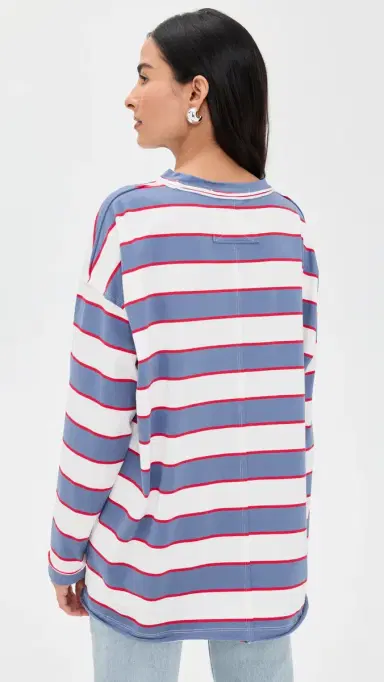 Lioness Horizon Long Sleeve Dusty Blue Stripe | Thumbnail 3 Lioness Horizon Long Sleeve Dusty Blue Stripe | Thumbnail 3