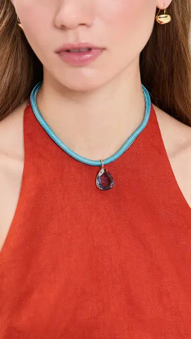 Ettika Teardrop Pendant Cord Necklace | Thumbnail 3 Ettika Teardrop Pendant Cord Necklace | Thumbnail 3