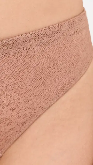 Spanx SPANXsupersmooth Day to Date Night Thong Cinnamon S | Thumbnail 4