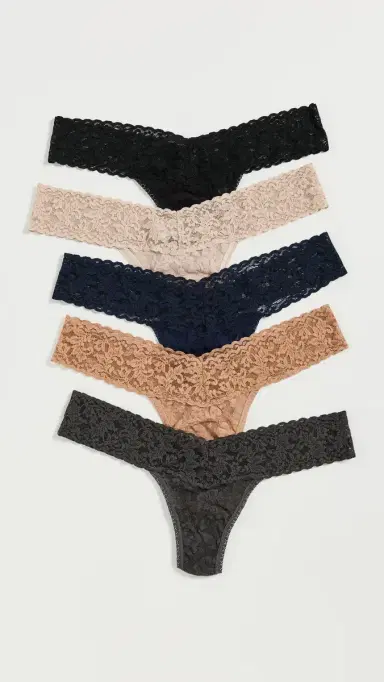 Hanky Panky Signature Lace Low Rise 5 Pack Bngs One Size | Thumbnail 2