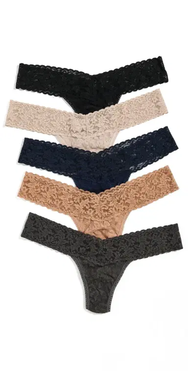Hanky Panky Signature Lace Low Rise 5 Pack Bngs One Size | Thumbnail 1