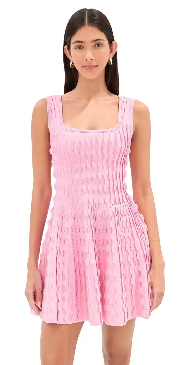 Vanna calloped Knit Mini Dress Daisy