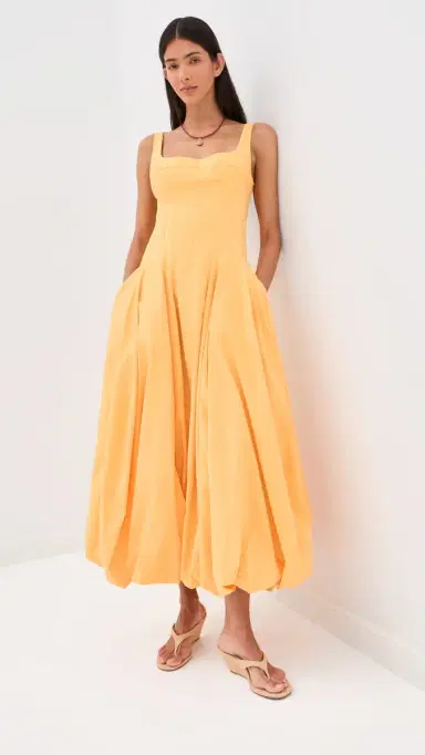 Simkhai Hally Bubble Dress Mango 8 | Thumbnail 2
