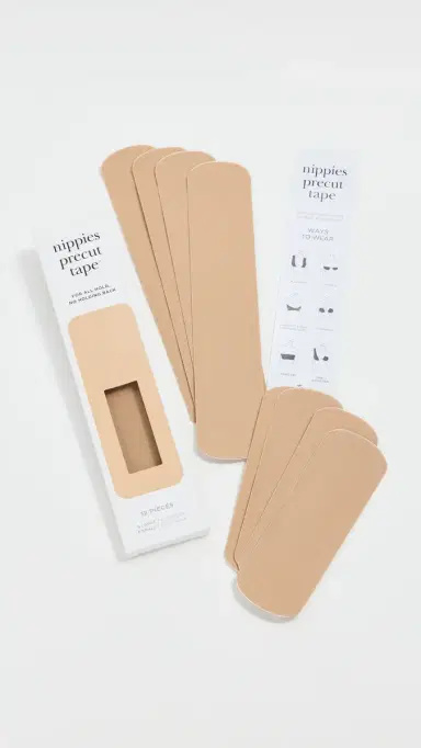 Bristols 6 Nippies Pre-Cut Tape Creme One Size | Thumbnail 3