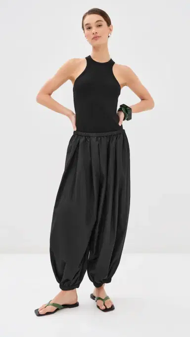 Tibi Summer Nylon Zeppelin Pants Black | Thumbnail 5 Tibi Summer Nylon Zeppelin Pants Black | Thumbnail 5