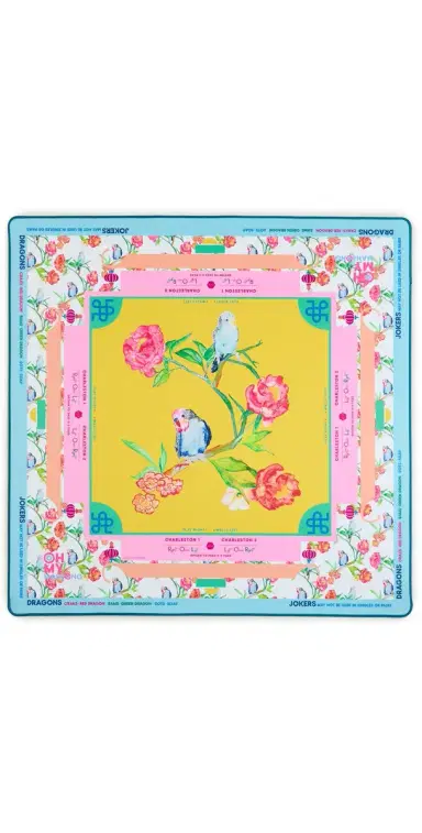 Oh My Mahjong Spring Fling x Brooke Wright Mahjong Mat | Thumbnail 1 Oh My Mahjong Spring Fling x Brooke Wright Mahjong Mat | Thumbnail 1