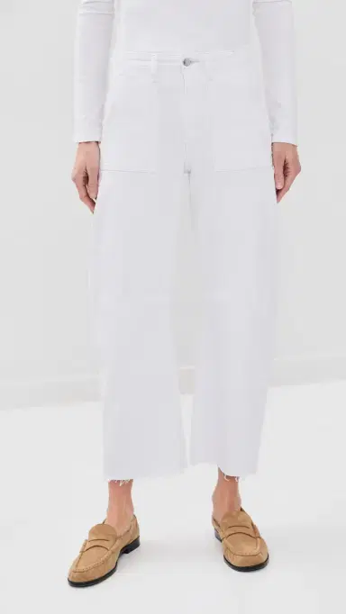 Le Jean Petite Utility Jeans White | Thumbnail 2 Le Jean Petite Utility Jeans White | Thumbnail 2