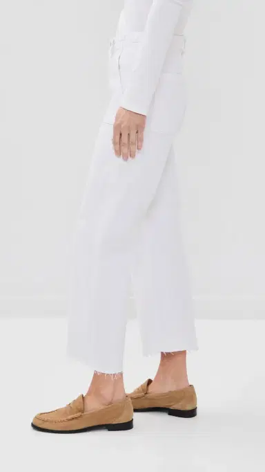 Le Jean Petite Utility Jeans White | Thumbnail 4 Le Jean Petite Utility Jeans White | Thumbnail 4
