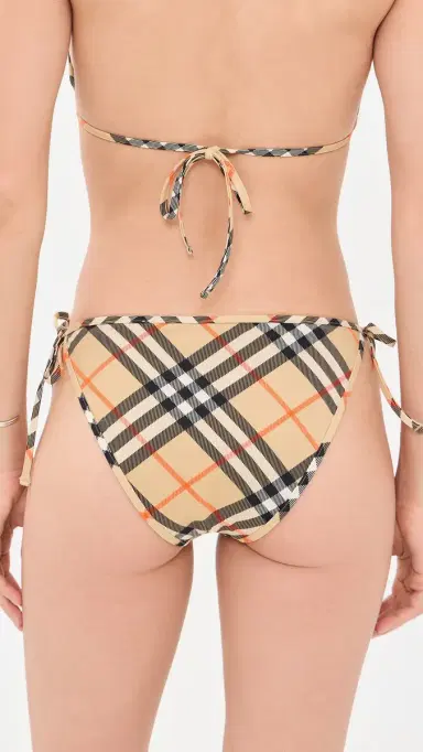 Burberry adie Checkered Bikini Bottoms and | Thumbnail 3 Burberry adie Checkered Bikini Bottoms and | Thumbnail 3