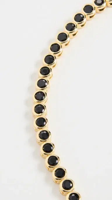 By Adina Eden Onyx Bezel Tennis Bracelet Onyx | Thumbnail 4 By Adina Eden Onyx Bezel Tennis Bracelet Onyx | Thumbnail 4