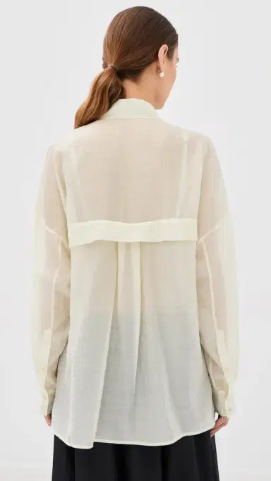 Tibi ummer Voile Oversized hirt | Thumbnail 3