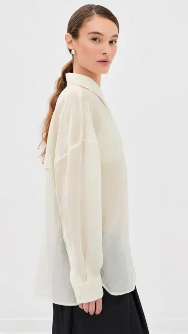 Tibi ummer Voile Oversized hirt | Thumbnail 4