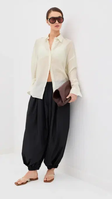 Tibi ummer Voile Oversized hirt | Thumbnail 5