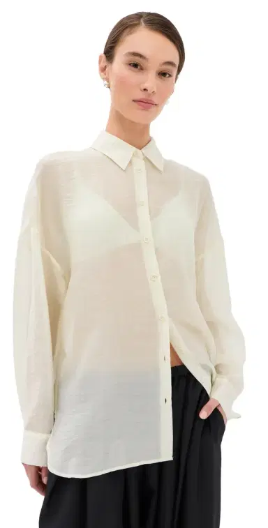 Tibi ummer Voile Oversized hirt | Thumbnail 1