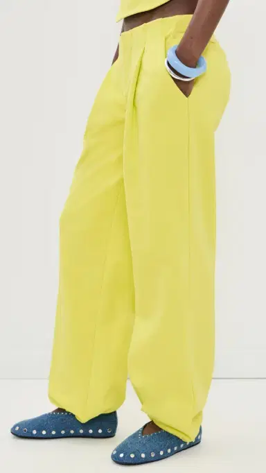 Peachy Den Trixie Sweat Trousers Highlighter | Thumbnail 4