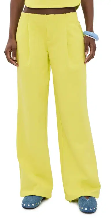 Peachy Den Trixie Sweat Trousers Highlighter | Thumbnail 1