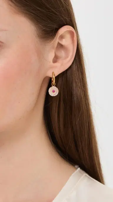 Jennifer Behr Lillian Earrings Moonstone One Size | Thumbnail 3