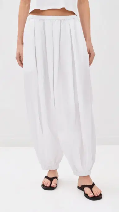 Tibi Summer Balloon Pants White | Thumbnail 2