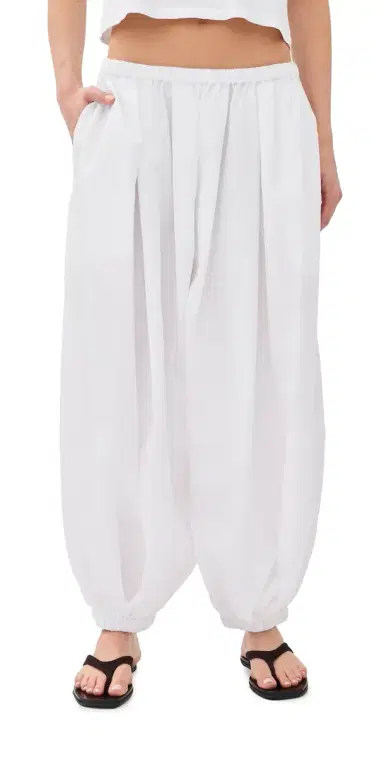 Tibi Summer Balloon Pants White | Thumbnail 1