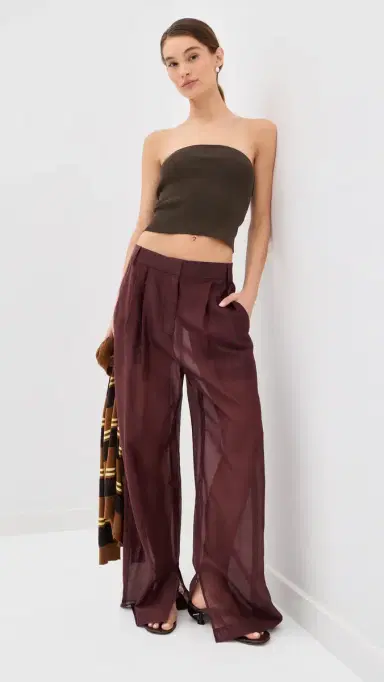 Tibi Ribbed Sweater Tube Top | Thumbnail 5