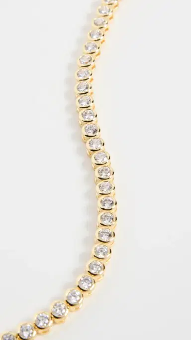 By Adina Eden Gold Bezel Tennis Bracelet | Thumbnail 4 By Adina Eden Gold Bezel Tennis Bracelet | Thumbnail 4