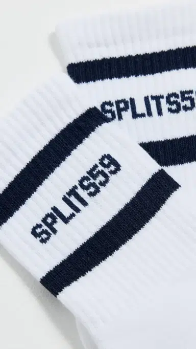 Splits59 Logo Stripe Quarter Socks | Thumbnail 3