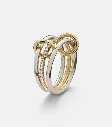 Spinelli Kilcollin Sonny 18kt gold and white gold ring with diamonds | Thumbnail 3 Spinelli Kilcollin Sonny 18kt gold and white gold ring with diamonds | Thumbnail 3