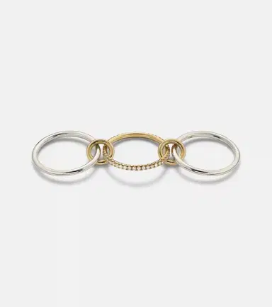 Spinelli Kilcollin Sonny 18kt gold and white gold ring with diamonds | Thumbnail 4 Spinelli Kilcollin Sonny 18kt gold and white gold ring with diamonds | Thumbnail 4