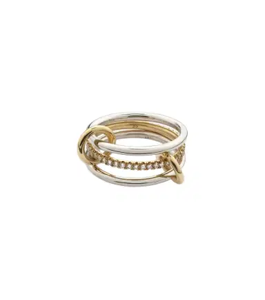 Spinelli Kilcollin Sonny 18kt gold and white gold ring with diamonds | Thumbnail 1 Spinelli Kilcollin Sonny 18kt gold and white gold ring with diamonds | Thumbnail 1