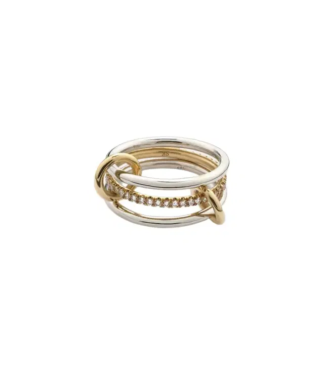 Spinelli Kilcollin Sonny 18kt gold and white gold ring with diamonds