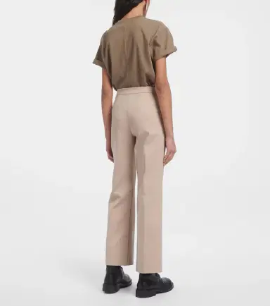'S Max Mara 'S Max Mara Conico cotton-blend flared pants | Thumbnail 3