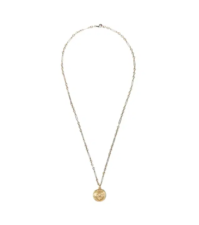 Strength 18kt gold pendant necklace with diamond