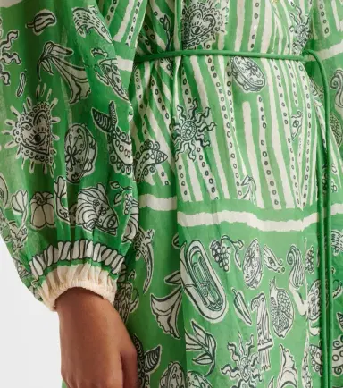 ALÉMAIS Alémais Lula printed linen minidress | Thumbnail 4