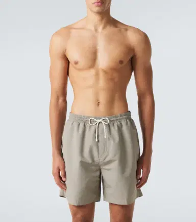 Brunello Cucinelli Logo swim trunks | Thumbnail 3 Brunello Cucinelli Logo swim trunks | Thumbnail 3