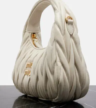 Miu Miu Wander Small leather top-handle bag | Thumbnail 3 Miu Miu Wander Small leather top-handle bag | Thumbnail 3