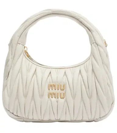 Miu Miu Wander Small leather top-handle bag | Thumbnail 1 Miu Miu Wander Small leather top-handle bag | Thumbnail 1