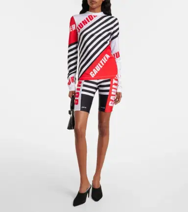 Jean Paul Gaultier Logo printed biker shorts | Thumbnail 4
